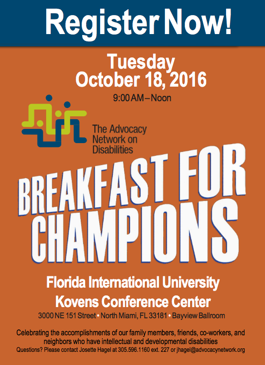 Breakfast of Champions 2016 Register Now