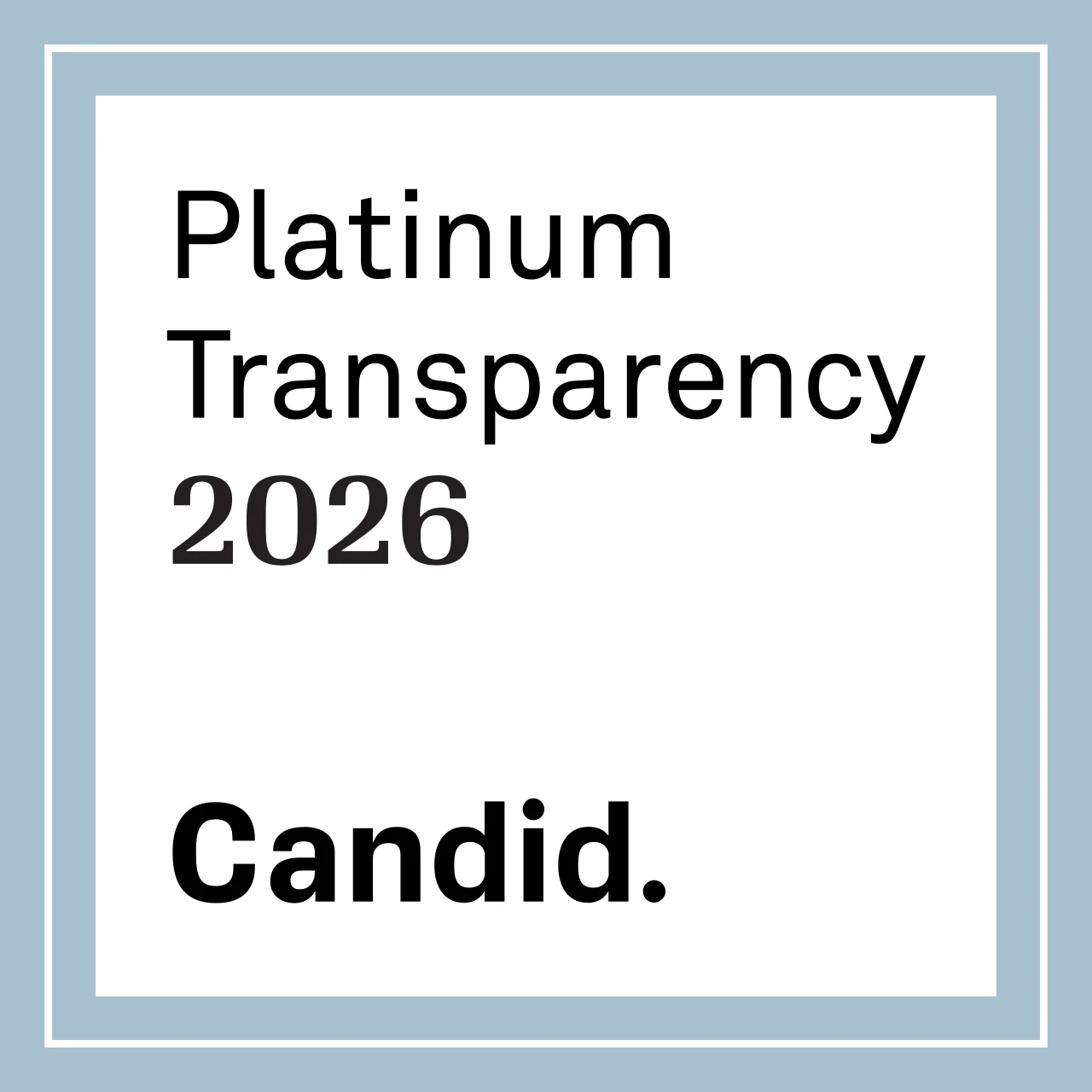 Platinum Transparency 2026