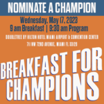 NOMINATE A CHAMPION NOMINATE A CHAMPION